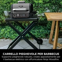 Ninja Grillständer 75,5 cm schwarz