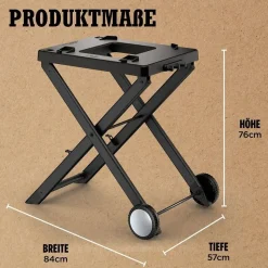 Ninja Grillständer 75,5 cm schwarz