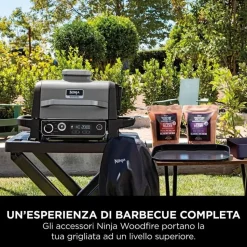 Ninja Grillständer 75,5 cm schwarz