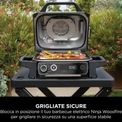 Ninja Grillständer 75,5 cm schwarz