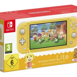 Nintendo Switch Lite gelb + Animal Crossing: New Horizons Bundle