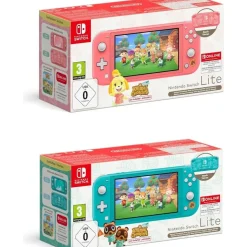 Nintendo Switch Lite koralle + + Animal Crossing: New Horizons Bundle