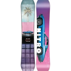 Nitro Snowboards Cheap TRILLS Board - ́25, Freestyleboard, Twin, Flat-Out Rocker, Urban