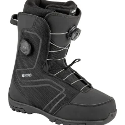 Nitro Snowboardschuhe Sentinel Boa Snowboardboot, True Black, MP 25.5 // EU 39 1/3 // US 7,5