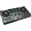 Numark Mixstream Pro Go Tragbarer DJ-Controller mit Akku, Mixer mit Stem-Trennung, Lautsprecher, WLAN-Streaming, Touchscreen, kompatibel mit Serato DJ