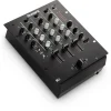 Numark M4 3-Kanal Scratch DJ Mixer, Rack-montierbar mit 3-Band EQ, Mikrofoneingang und austauschbarem Crossfader mit Reverse und Slope-Kontrollen