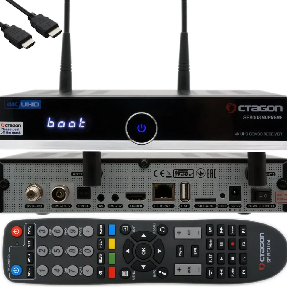 Octagon SF8008 COMBO DVB-S2X DVB-C/T2