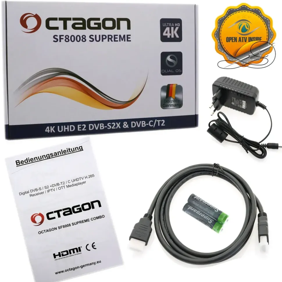 Octagon SF8008 COMBO DVB-S2X DVB-C/T2
