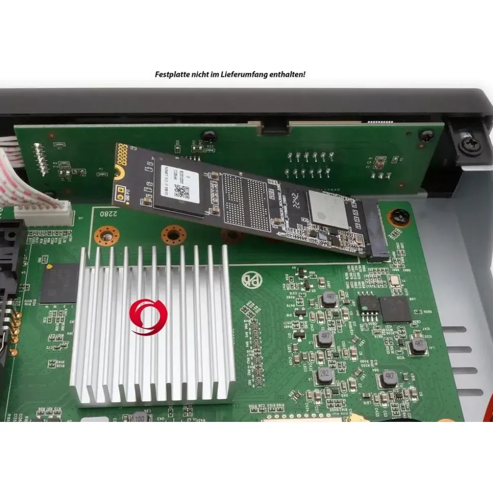 Octagon SF8008 Supreme 4K UHD Combo Receiver DVB-S2X + DVB-C/T2 500GB HDD - Schwarz