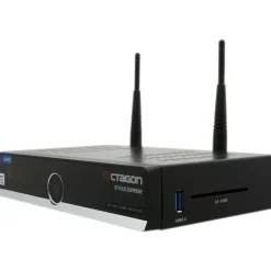 Octagon SF8008 Supreme 4K UHD Combo Receiver DVB-S2X + DVB-C/T2 500GB HDD - Schwarz