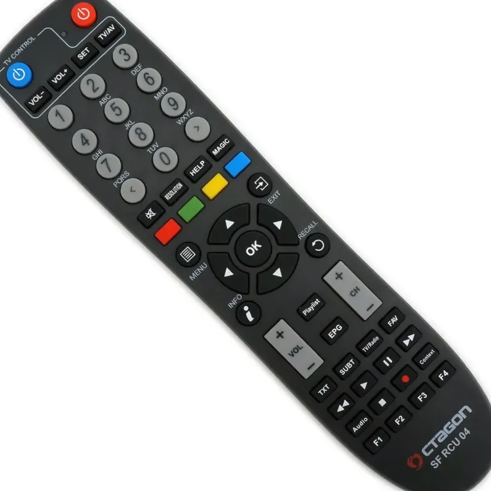 Octagon SF8008 V3 UHD 4K COMBO Supreme E2 DVB-S2X & DVB-C/T2 Linux & Define OS, M.2 Dual-WiFi) - Schwarz