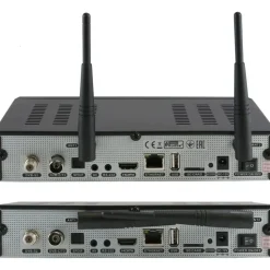 Octagon SF8008 V3 UHD 4K COMBO Supreme E2 DVB-S2X & DVB-C/T2 Linux & Define OS, M.2 Dual-WiFi) - Schwarz