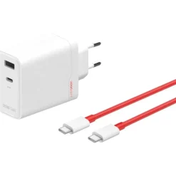 OnePlus SuperVooc Adapter+ Cable Type-C+ Type-A + USB-C-Kabel