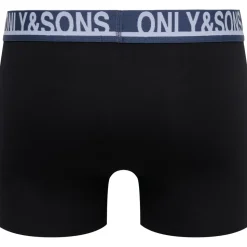 Only & Sons ONSTREY SOLID BOXER 5PACK Weiß / Blau / Marine / Rauchblau / Oliv L