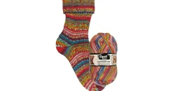 OPAL Sockenwolle 4-fach nach Hundertwasser 100 g