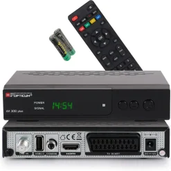 Opticum Red Opticum AX300 Plus PVR Satellitenreceiver (PVR ready,1080p, HDMI,USB,S/PDIF,Scart