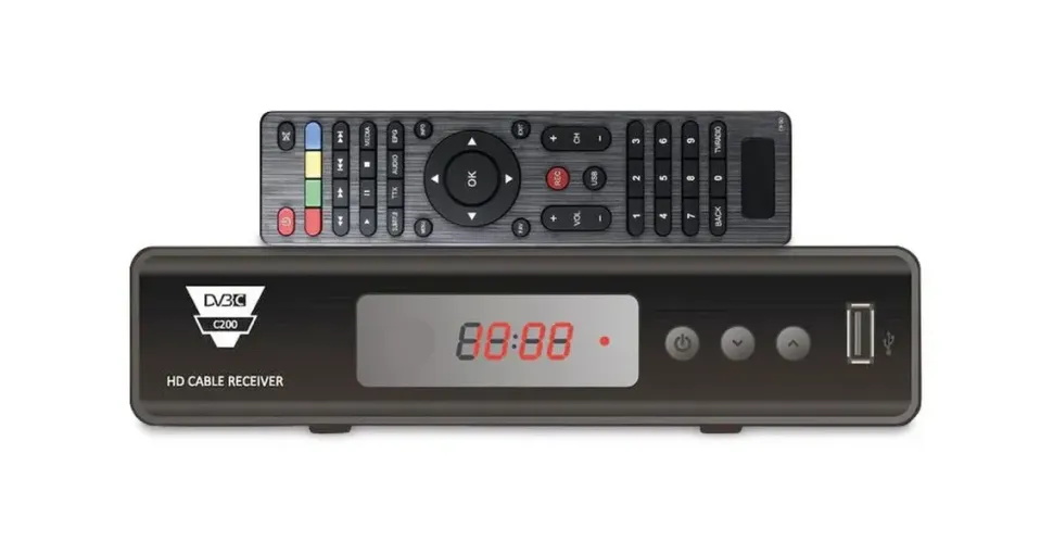 Opticum Red Opticum DVB-C200 DVB-C TV Receiver, Schwarz