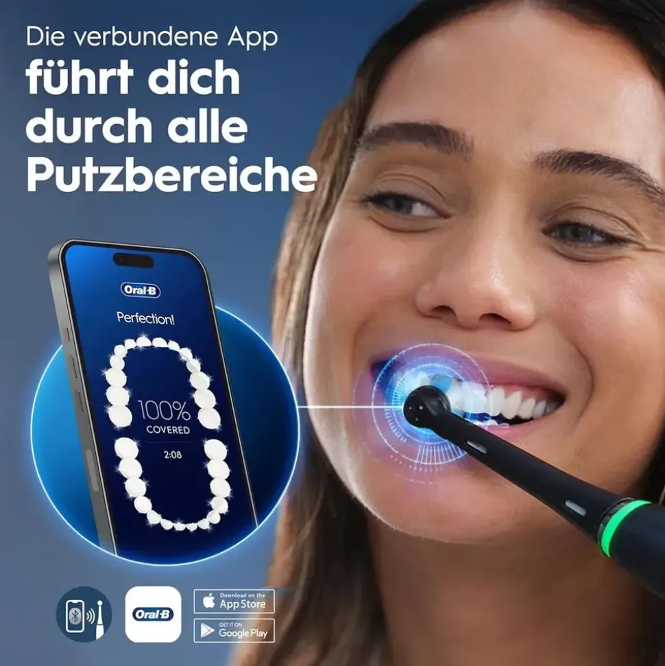Oral-B iO Series 6 black lava + Reiseetui + Aufsteckbürste 3 St.