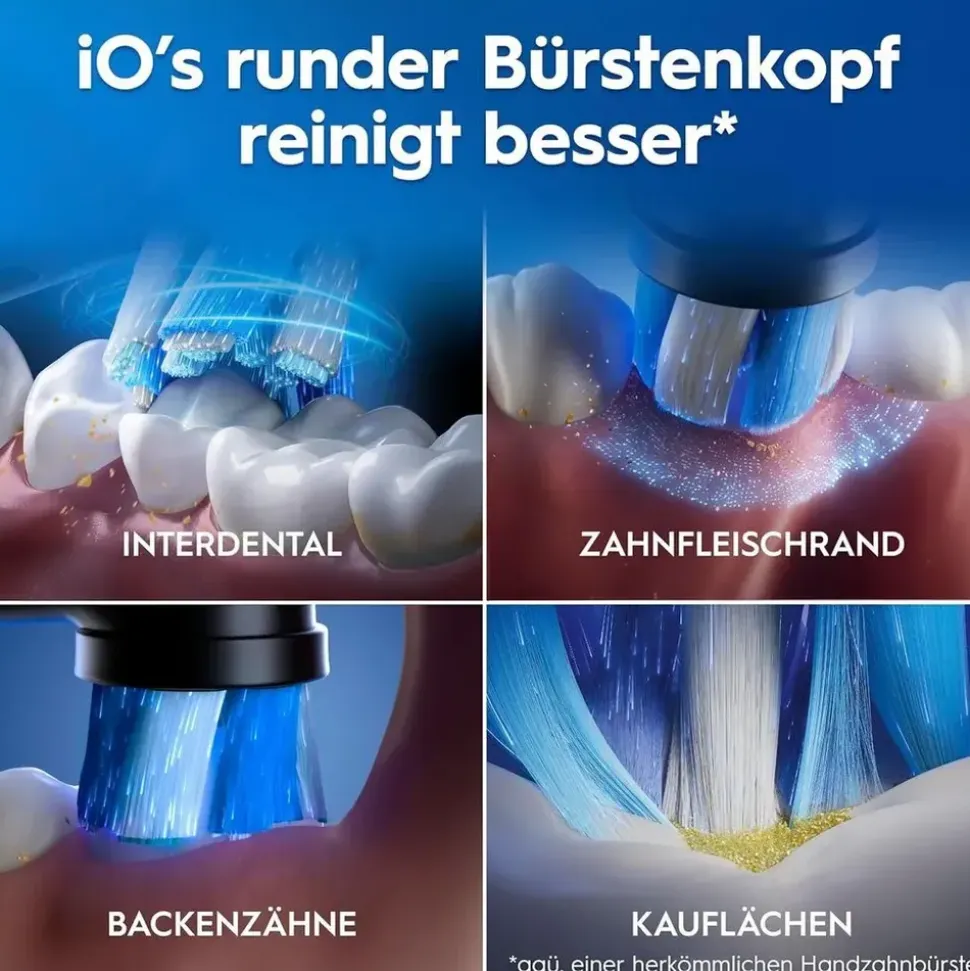 Oral-B iO Series 6 black lava + Reiseetui + Aufsteckbürste 3 St.
