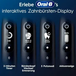 Oral-B iO Series 6 black lava + Reiseetui + Aufsteckbürste 3 St.