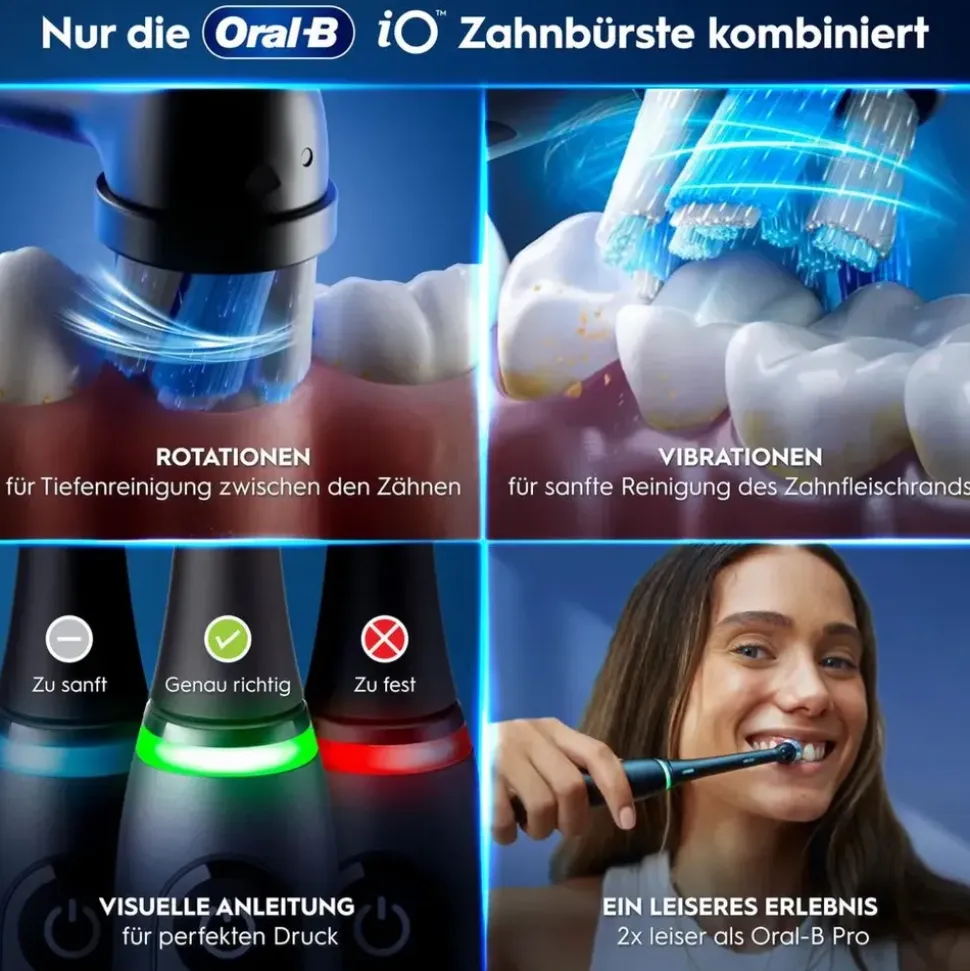 Oral-B IO Series 9 Black Onyx + Aufsteckbürsten 3 St. Geschenk Edition