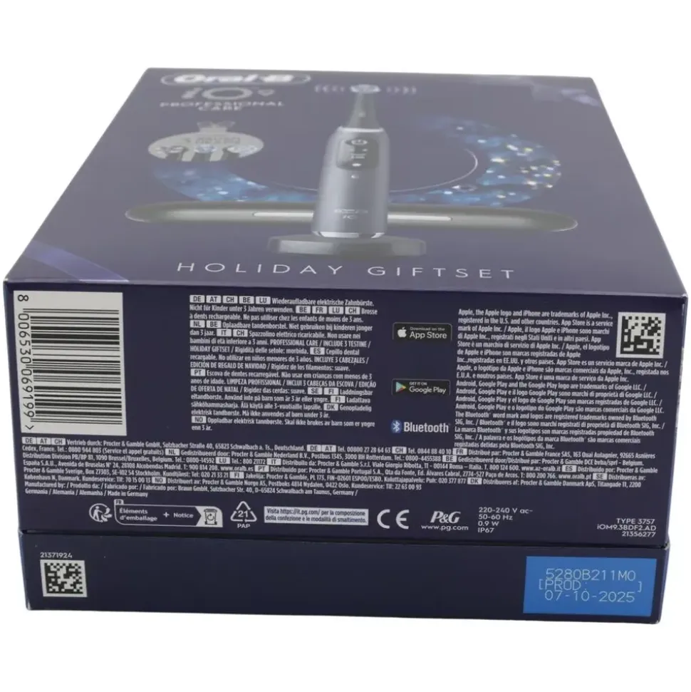 Oral-B IO Series 9 Black Onyx + Aufsteckbürsten 3 St. Geschenk Edition