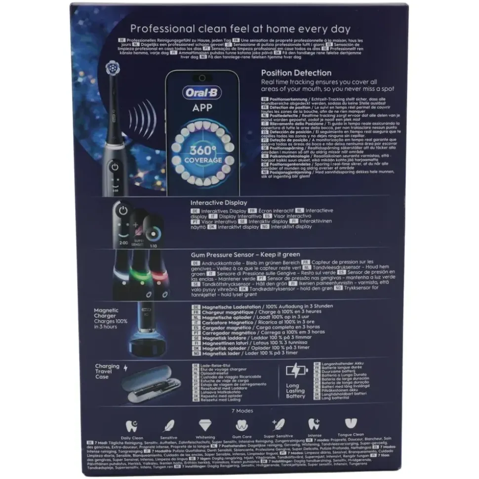 Oral-B IO Series 9 Black Onyx + Aufsteckbürsten 3 St. Geschenk Edition