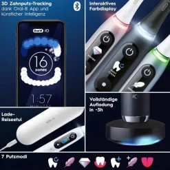 Oral-B iO Series 9 Plus Edition Black Onyx + Aufsteckbürsten 3 St.