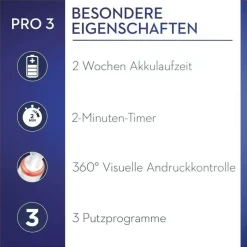 Oral-B Pro 3 3500 schwarz Gift Edition