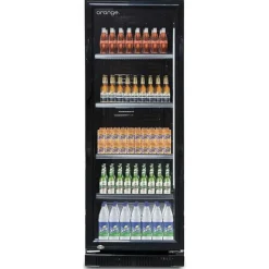 ORANGE Getränkekühlschrank (230 l, 0 mm hoch, Schwarz)