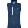 Ortovox Damen Fleece Grid Weste (Größe XL, blau)