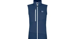 Ortovox Damen Fleece Grid Weste (Größe XL, blau)