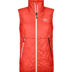 Ortovox Damen Swisswool Piz Vial Weste (Größe L, pink)