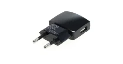 OTB USB Netzteil/Ladeadapter, 1A, 1x USB, flache Bauform, schwarz