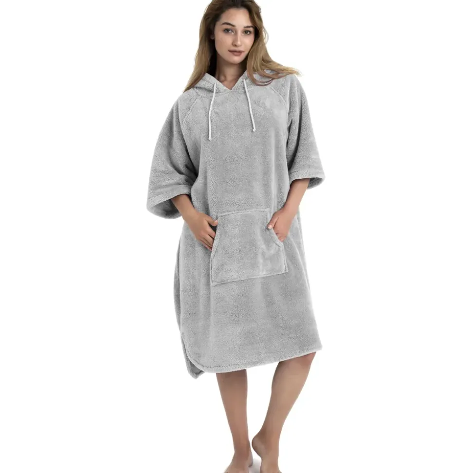 OTTO home Badeponcho Lillou Grau XXL