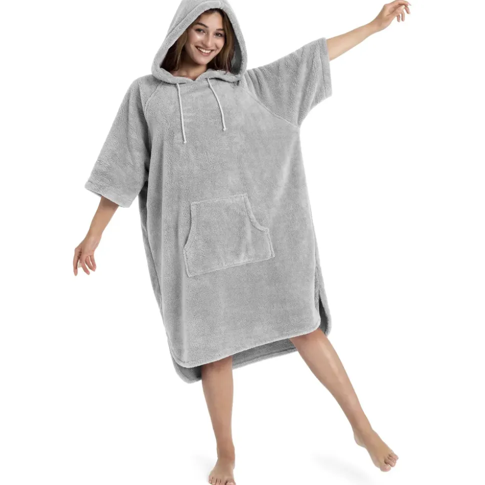 OTTO home Badeponcho Lillou Grau XXL