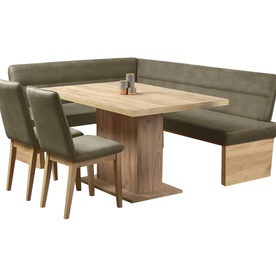 OTTO home Beluna + Cross Luxus-Microfaser 4-tlg. cappuccino