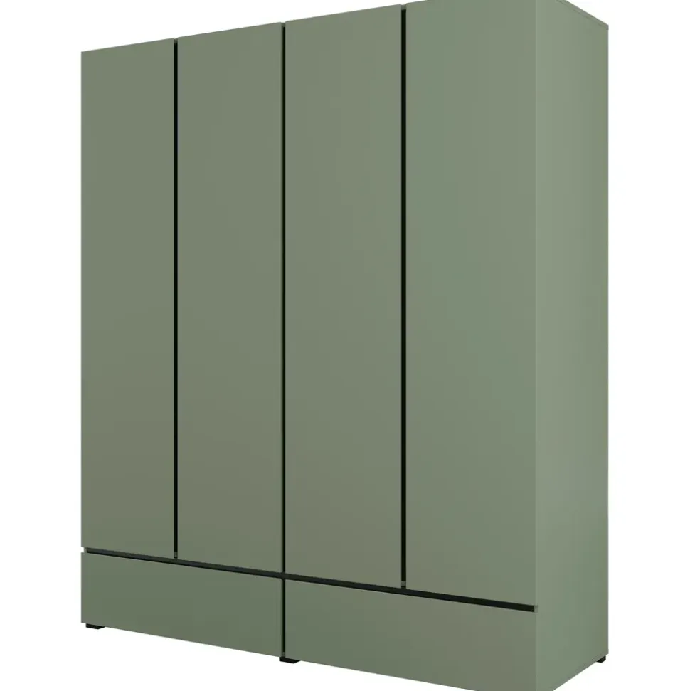 OTTO home Drehtürenschrank Cross 180 x 210 x 59,5 cm Grün