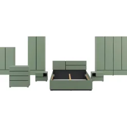 OTTO home Drehtürenschrank Cross 180 x 210 x 59,5 cm Grün