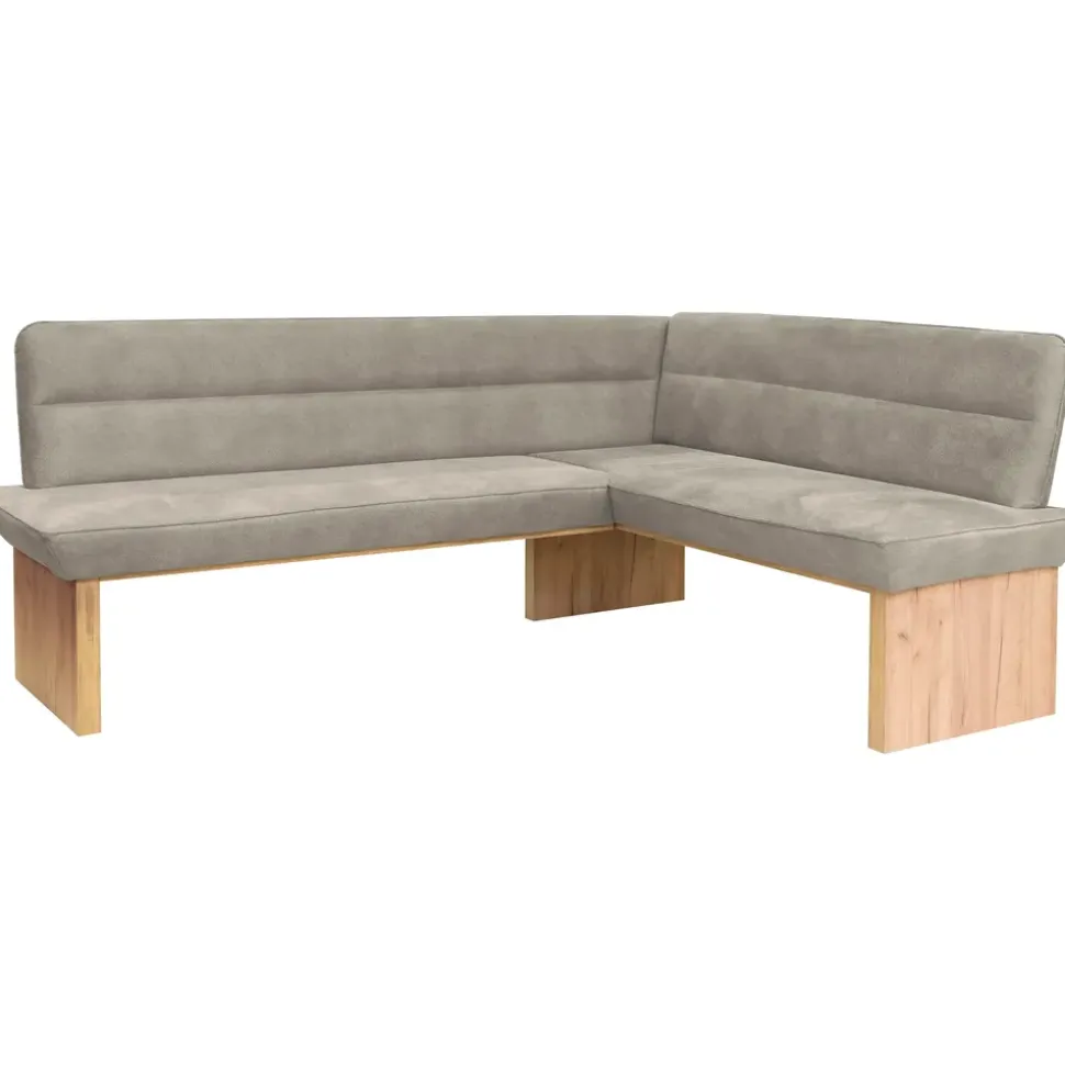 OTTO home Eckbankgruppe Beluna + Cross Essecke Sitzgruppe Eckbank Küchenbank, (Set, 4-tlg., Eckbank, 2 Stühle und Tisch), Sitzgruppe Esszimmer Stühle Tisch und Bank bequem gepolstert braun