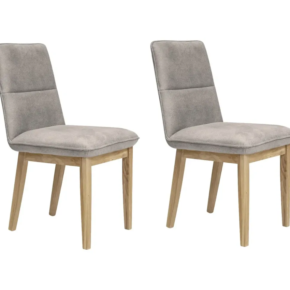 OTTO home Eckbankgruppe OTTO HOME "Beluna + Cross Essecke Sitzgruppe Eckbank Küchenbank", grau, B:210cm H:89cm T:169cm, Sitzmöbel-Sets, Eckbankgruppe, Sitzgruppe Esszimmer Stühle Tisch und Bank bequem gepolstert