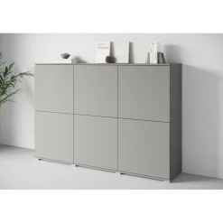 OTTO home Highboard 180 x 125 x 39,5 cm grau