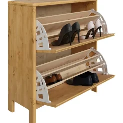 OTTO home Luven 2 Klappen 100 x 80 x 35 cm beige / beige