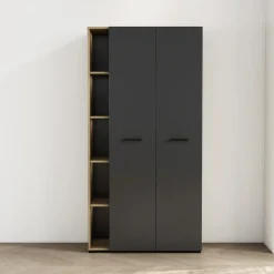 OTTO home Moid 88,2 x 174,6 x 41,5 cm Schwarz