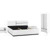 OTTO home Schlafzimmer-Set OTTO HOME "Cross, moderne, grifflose Optik, FSC-zertifiziert", weiß, 2trg. Schrank + ohne Matratze, B/H: 180cm x 200cm, 2trg. Schrank, Schlafzimmermöbel-Sets, Komplettschlafzimmer-Set