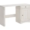 OTTO home Schreibtisch Teresa Kiefer massiv / Weiß