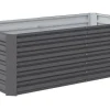 Outsunny Hochbeet Metall 180 x 90 x 57,5 cm Dunkelgrau