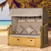 Outsunny Strandkorb Beige
