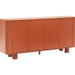 Oviala 160 x 75 x 40 cm Rot / Terrakotta
