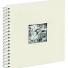 Pagna Spiralalbum 24x25cm 50 Seiten Passepartout beige mondial metallic